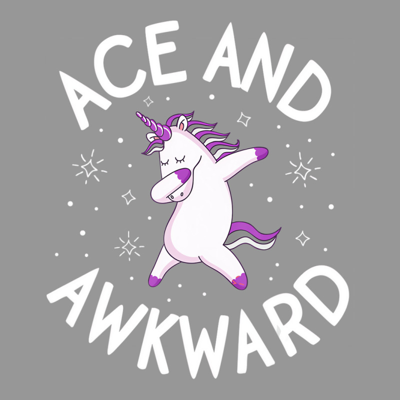 Asexual Pride Shirt Ace Awkward Unicorn Lgbtq Prid Women's V-Neck T-Shirt by imelde | Artistshot