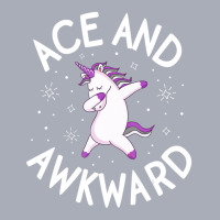 Asexual Pride Shirt Ace Awkward Unicorn Lgbtq Prid Tank Dress | Artistshot