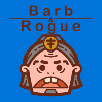 Cartoon Barb & Rogue Cleric Graphic T-shirt | Artistshot