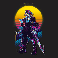 Final Fantasy X 10   Tidus Retrowave T-shirt | Artistshot