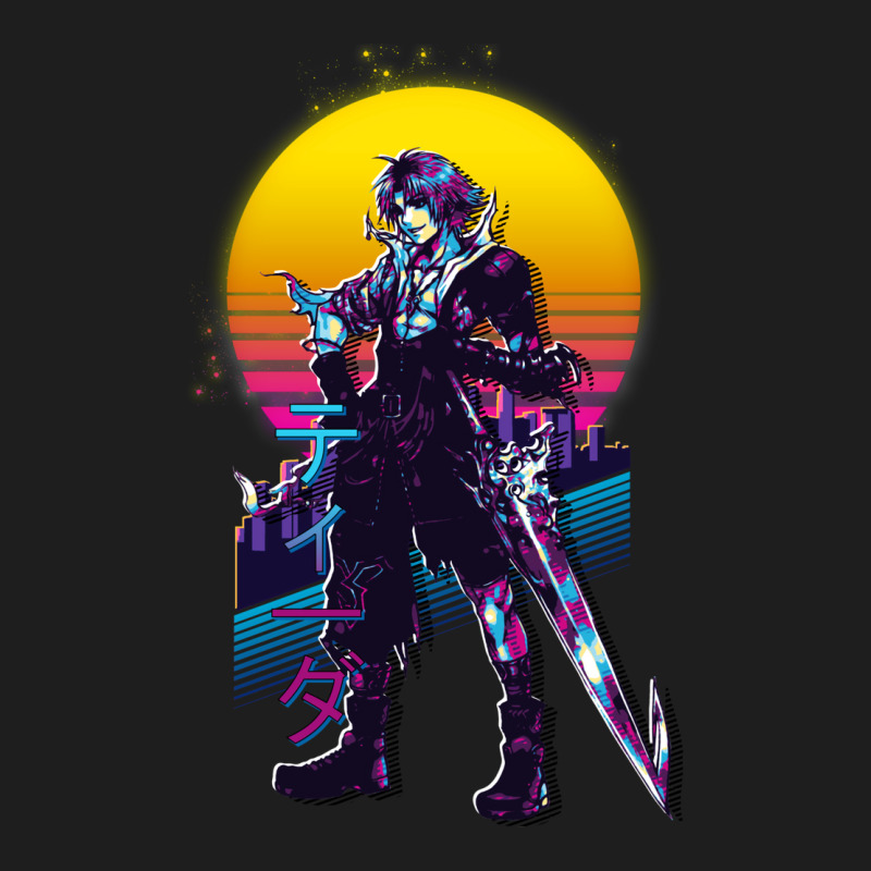 Final Fantasy X 10   Tidus Retrowave Classic T-shirt by suardlakiof | Artistshot