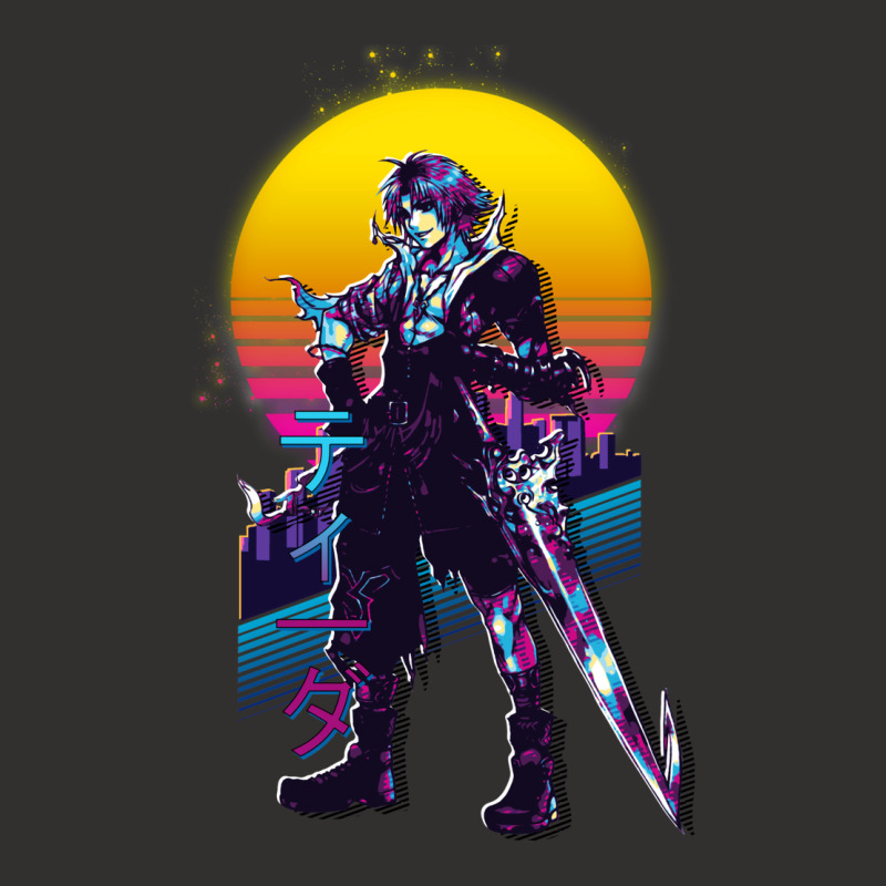 Final Fantasy X 10   Tidus Retrowave Champion Hoodie by suardlakiof | Artistshot