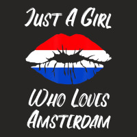 Lips Mouth Love Holland Flag Amsterdam T Shirt Ladies Fitted T-shirt | Artistshot