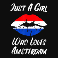 Lips Mouth Love Holland Flag Amsterdam T Shirt Crop Top | Artistshot