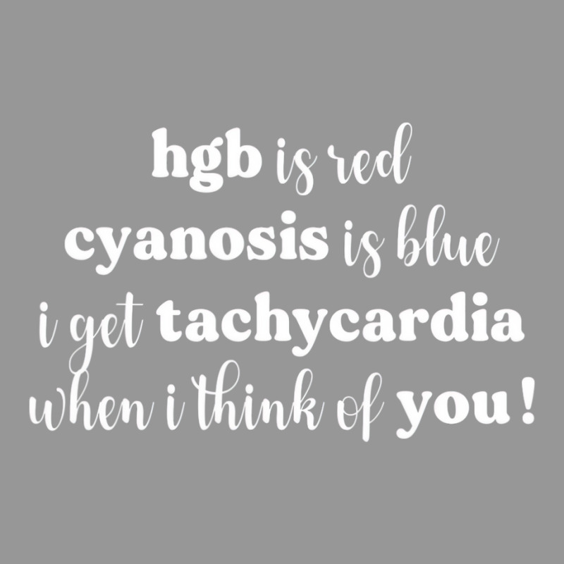 Hgb Is Red Cyanosis Is Blue Cardiac Nurse Valentin Women's V-Neck T-Shirt by galloywa | Artistshot