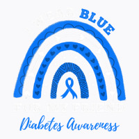 I Wear Blue For My Friend T1d Type 1 Diabetes Awar T-shirt | Artistshot