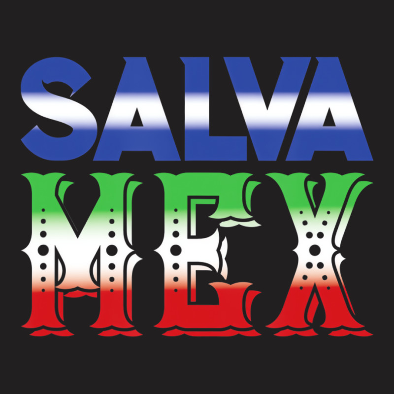 El Salvador And Mexico Colorful Heritage T Shirt T-Shirt by chomibe | Artistshot