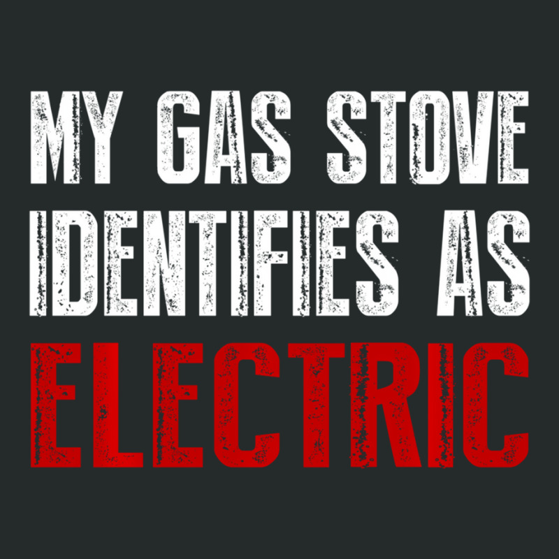 My Gas Stove Identifies As Electric Vintage Men Wo Women's Triblend Scoop T-shirt by catricegar | Artistshot