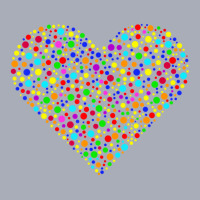 Colorful Polka Dot Heart International Dot Day Nov Tank Dress | Artistshot