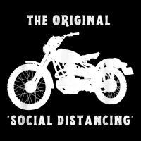 Funny Motorcycle Original Social Distancing T Shir Adjustable Cap | Artistshot