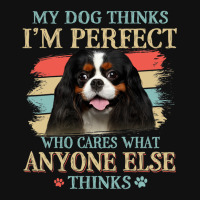 My Dog Thinks Im Perfect Cavalier King Charles Spa Graphic T-shirt | Artistshot