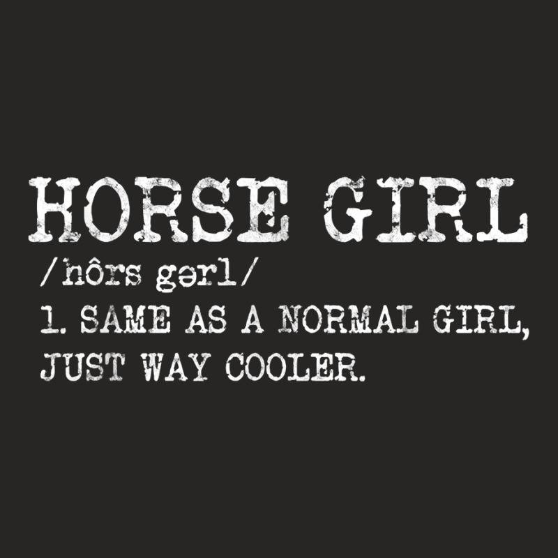 Womens Clothing Funny Horse Girl Definition Gifts Ladies Fitted T-Shirt by qadina | Artistshot