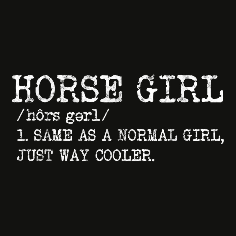 Womens Clothing Funny Horse Girl Definition Gifts Scorecard Crop Tee by qadina | Artistshot