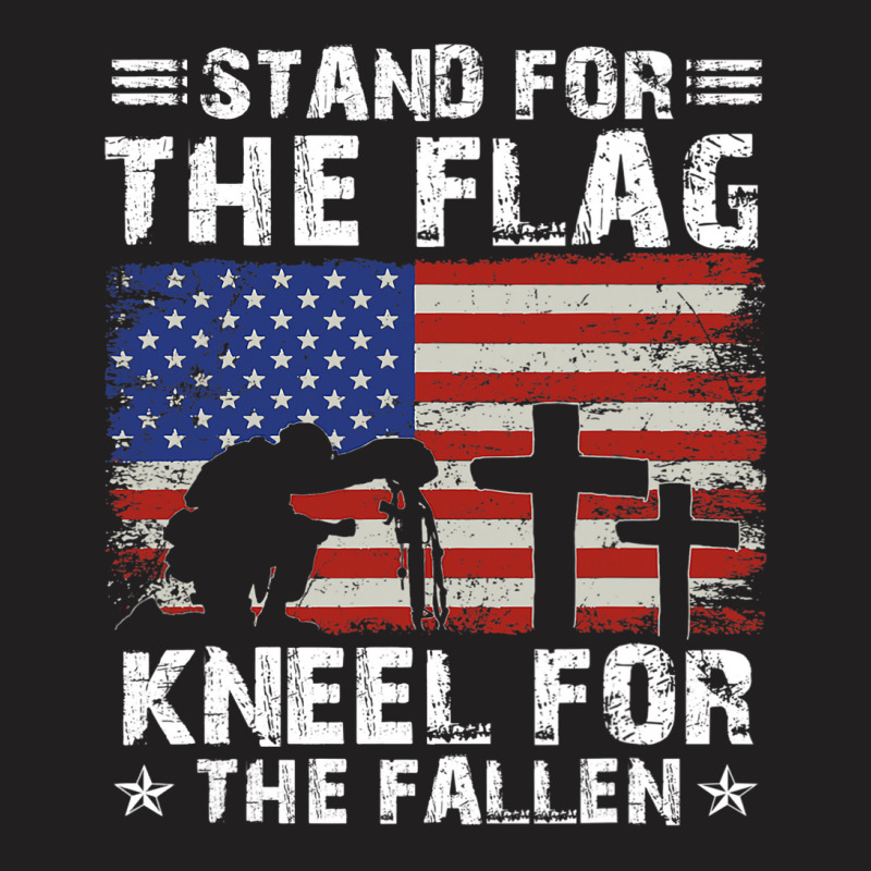 Patriotic Military Veteran American Flag Stand For T-shirt | Artistshot