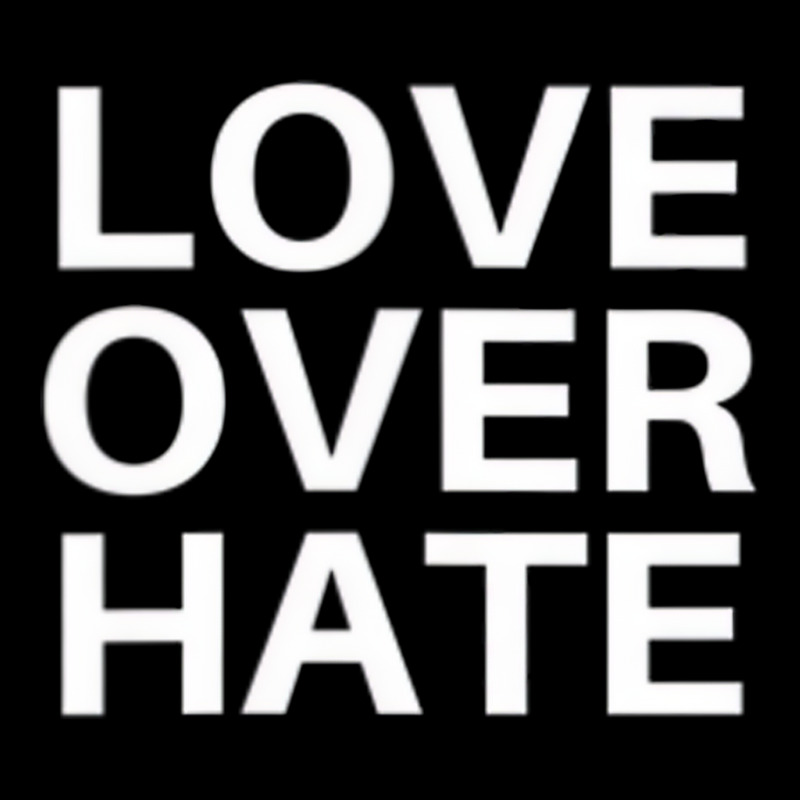 Love Over Hate T Shirt Fleece Short by kranendon | Artistshot