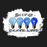 Light It Up Blue Autism Awareness Present Autism Mom Teacher T Shirt Classic T-shirt | Artistshot