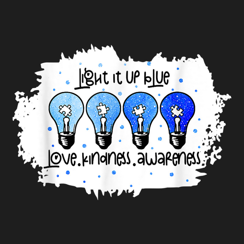 Light It Up Blue Autism Awareness Present Autism Mom Teacher T Shirt Classic T-shirt by TeaMenShop | Artistshot