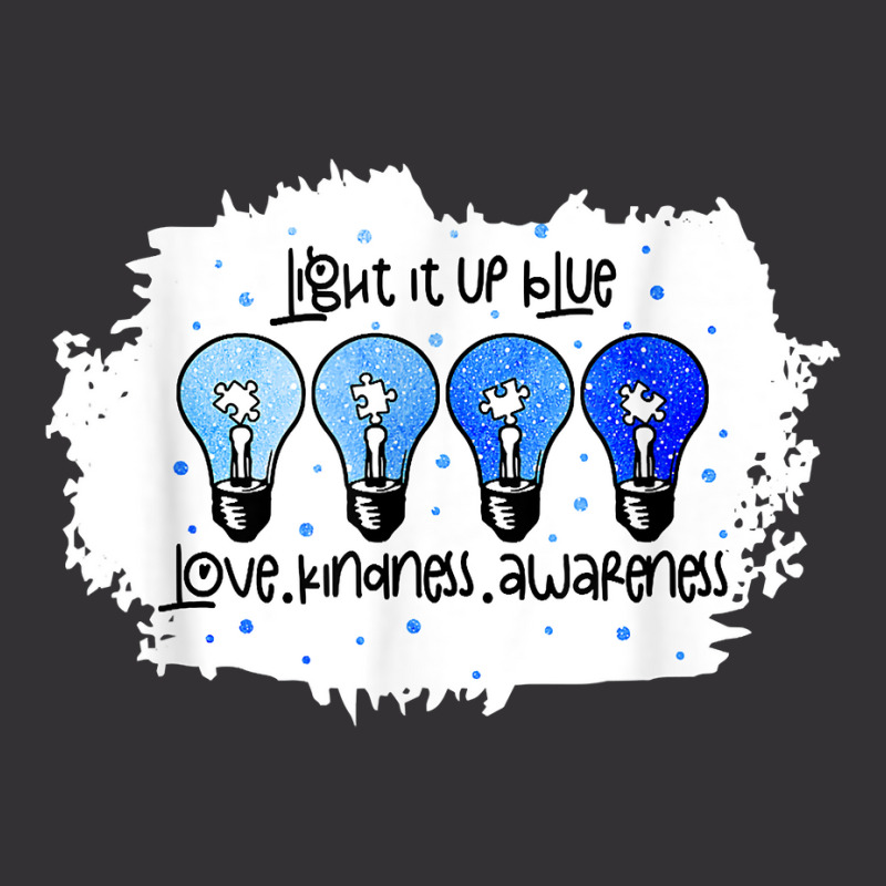 Light It Up Blue Autism Awareness Present Autism Mom Teacher T Shirt Vintage Short by TeaMenShop | Artistshot