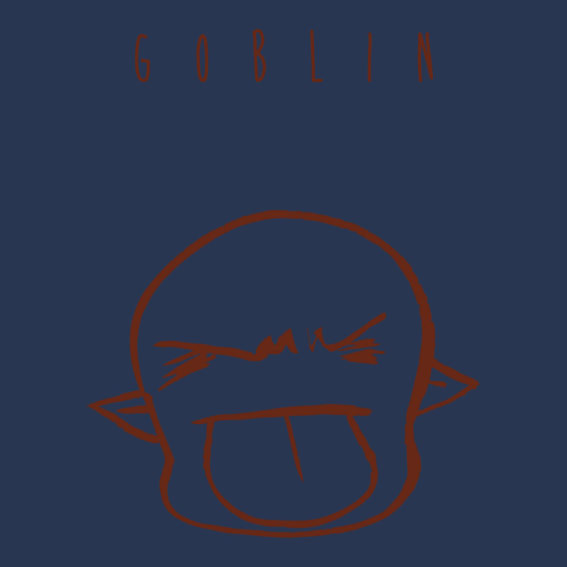 Cute Chibi Bleh Goblin Outline Men Denim Jacket | Artistshot