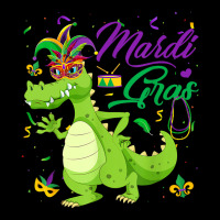 Jester Alligator Beads Mardi Gras Fat Tuesday Para V-neck Tee | Artistshot