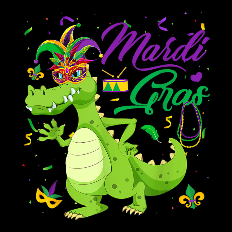 Jester Alligator Beads Mardi Gras Fat Tuesday Para V-Neck Tee by SweetCurl | Artistshot