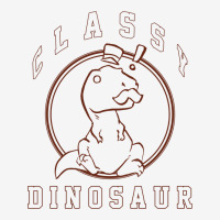 Classy Dinosaur Exclaim Outline Graphic T-shirt | Artistshot