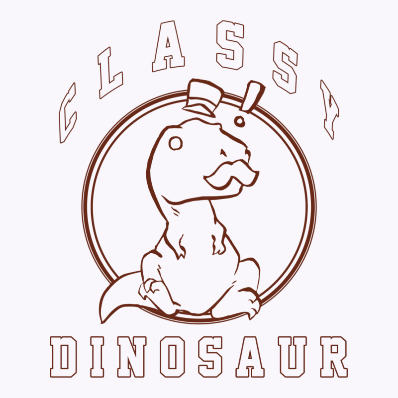 Classy Dinosaur Exclaim Outline Tank Top | Artistshot