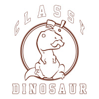 Classy Dinosaur Exclaim Outline 3/4 Sleeve Shirt | Artistshot