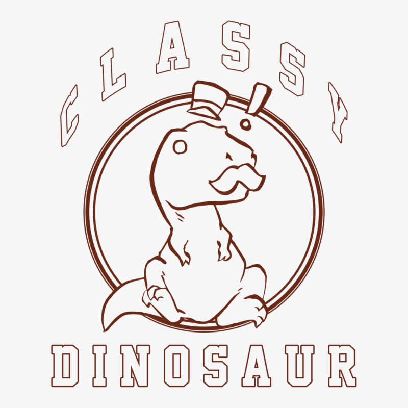 Classy Dinosaur Exclaim Outline Champion Hoodie | Artistshot