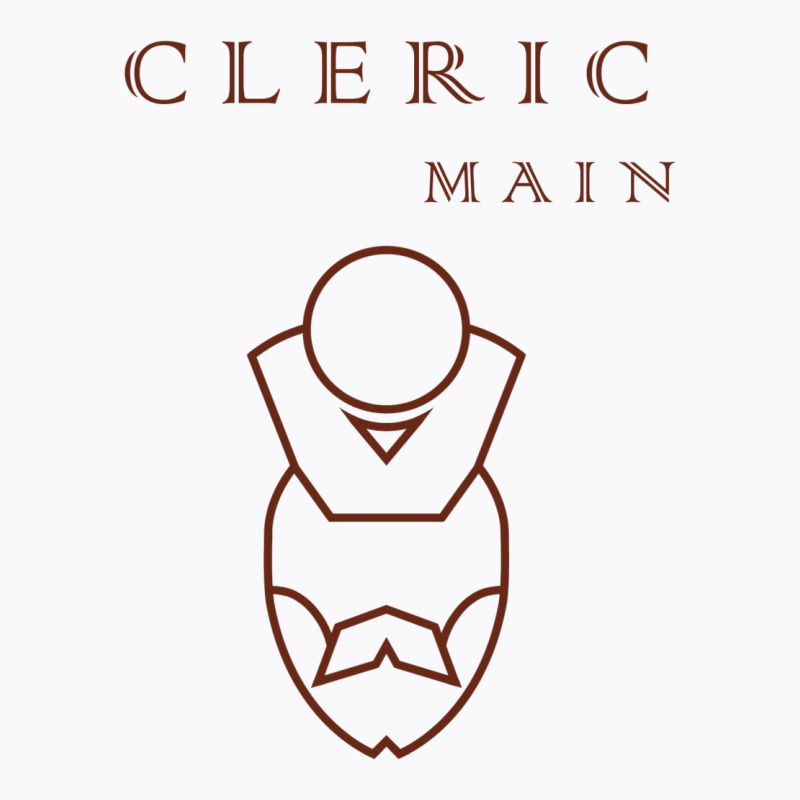 Cleric Main Outline T-shirt | Artistshot