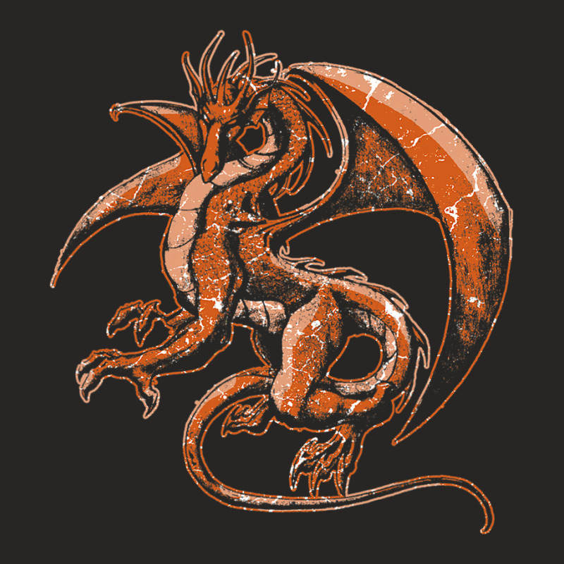 Fantasy Dragon Middle Ages Ladies Fitted T-Shirt by spreesgomez | Artistshot