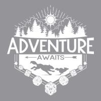 Adventure Awaits   White Version Men's 3/4 Sleeve Pajama Set | Artistshot