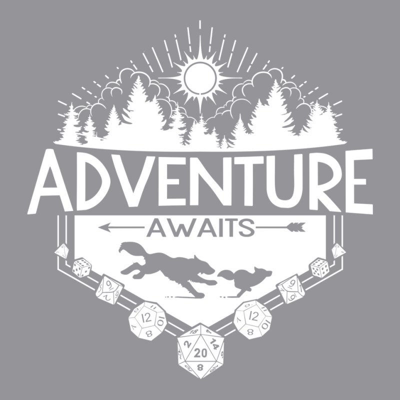 Adventure Awaits   White Version Men's 3/4 Sleeve Pajama Set | Artistshot