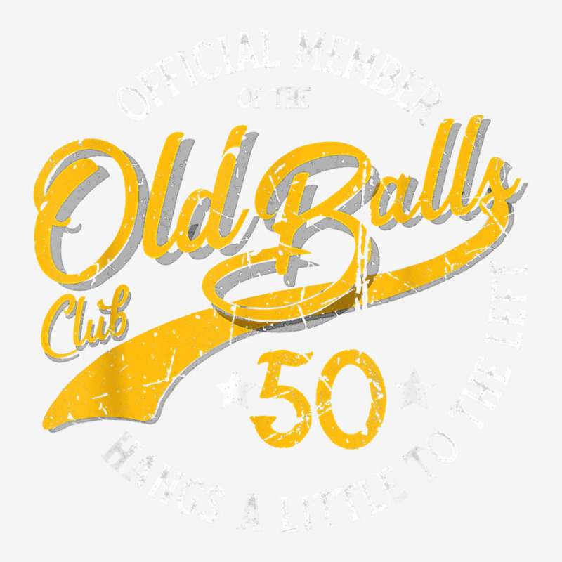 Mens Old Balls Club 50th For Men's Over The Hill B Adjustable Cap by worrekal | Artistshot