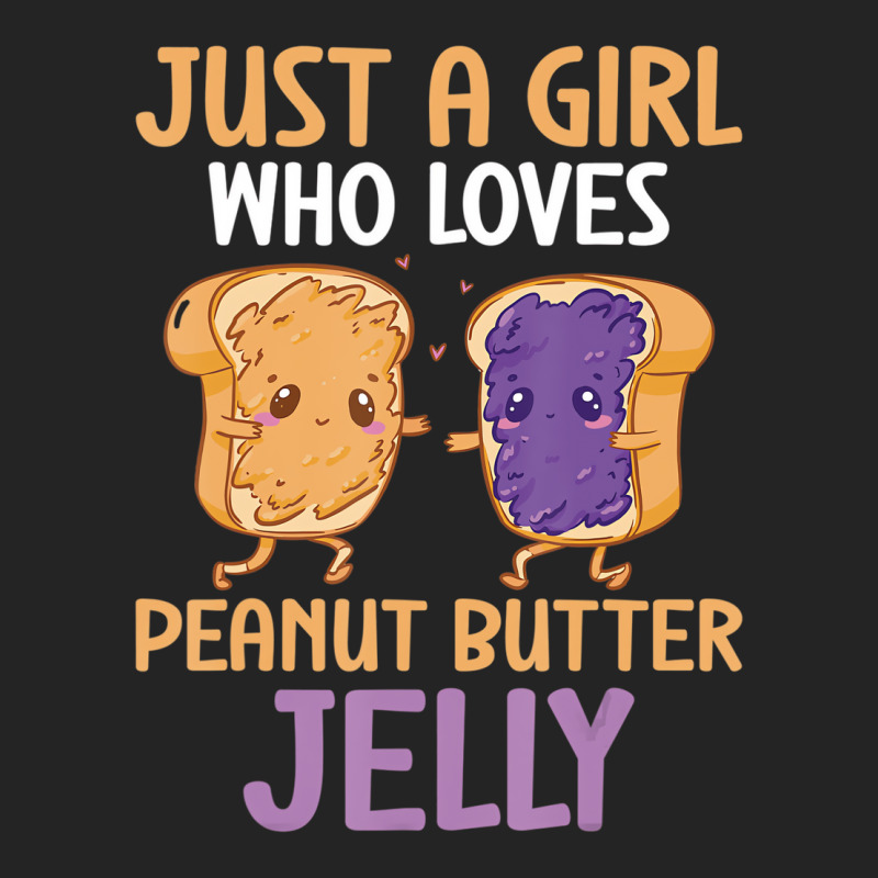 Peanut Butter And Jelly Girl Who Loves Peanut Butt 3/4 Sleeve Shirt | Artistshot