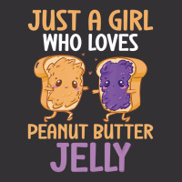 Peanut Butter And Jelly Girl Who Loves Peanut Butt Vintage Hoodie | Artistshot