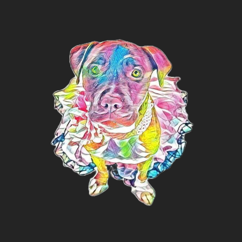 Pit Bull Dog Isolated On Whit 3/4 Sleeve Shirt by Kemnabi | Artistshot