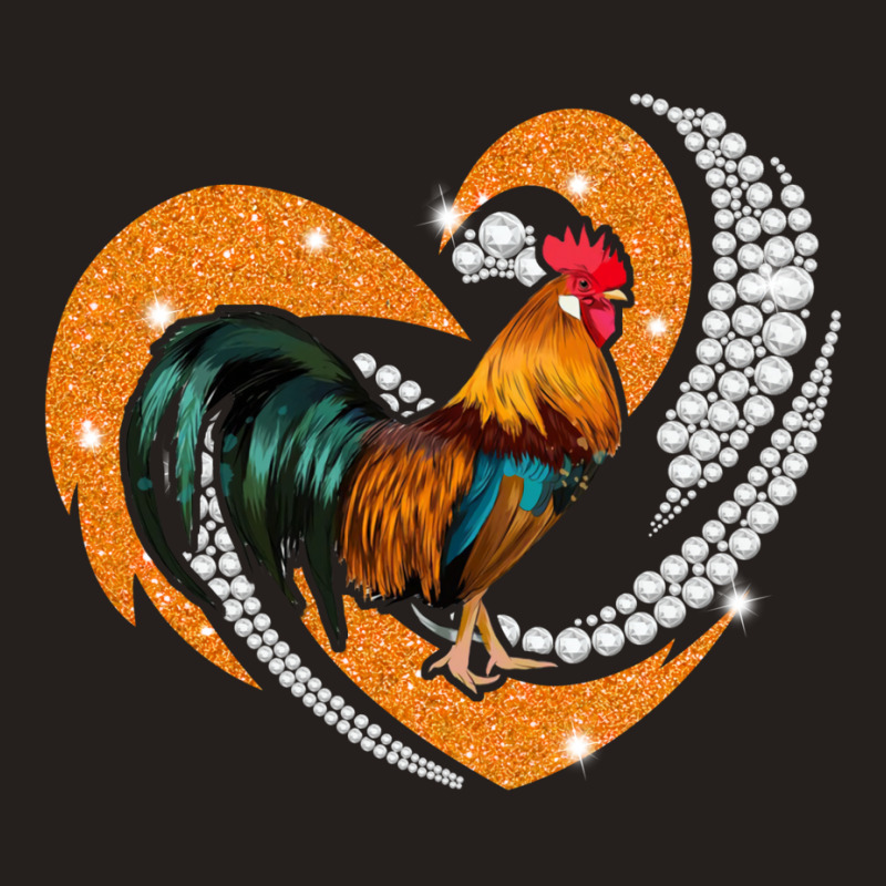 Chicken Diamond Heart Shape Tank Top by masfiaano4 | Artistshot