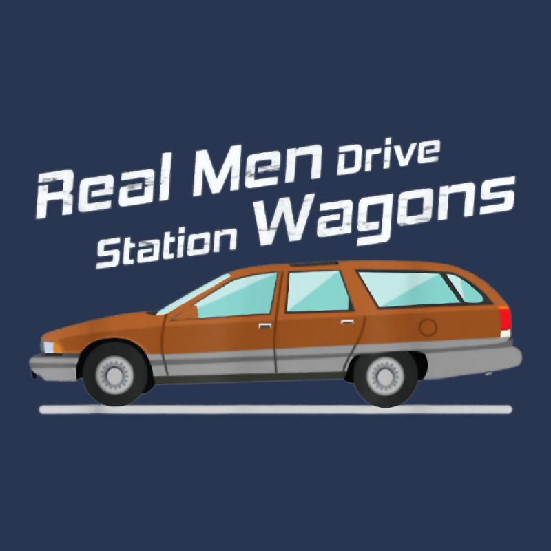 Station Wagon Shirt Real Men Drive Station Wagons Men Denim Jacket by fieyzacik | Artistshot