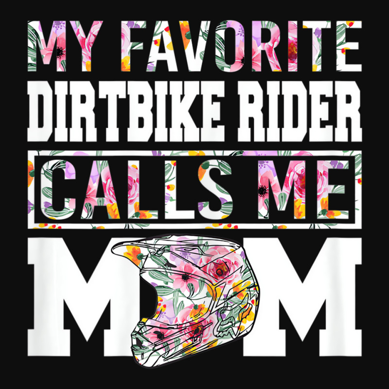 Womens My Favorite Dirt Bike Rider Calls Me Mom Fu Crop Top by gabuya | Artistshot