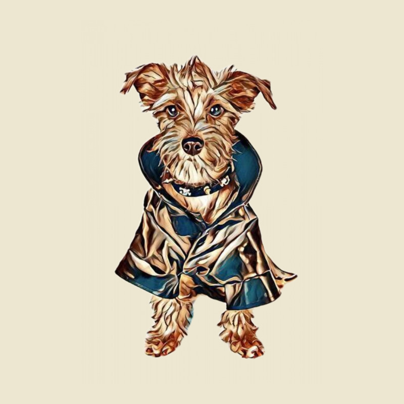 A Small Terrier Mixed Breed D Cropped Hoodie by Kemnabi | Artistshot