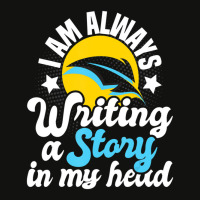 I Am Always Writing A Story In My Head Author Nove Scorecard Crop Tee | Artistshot