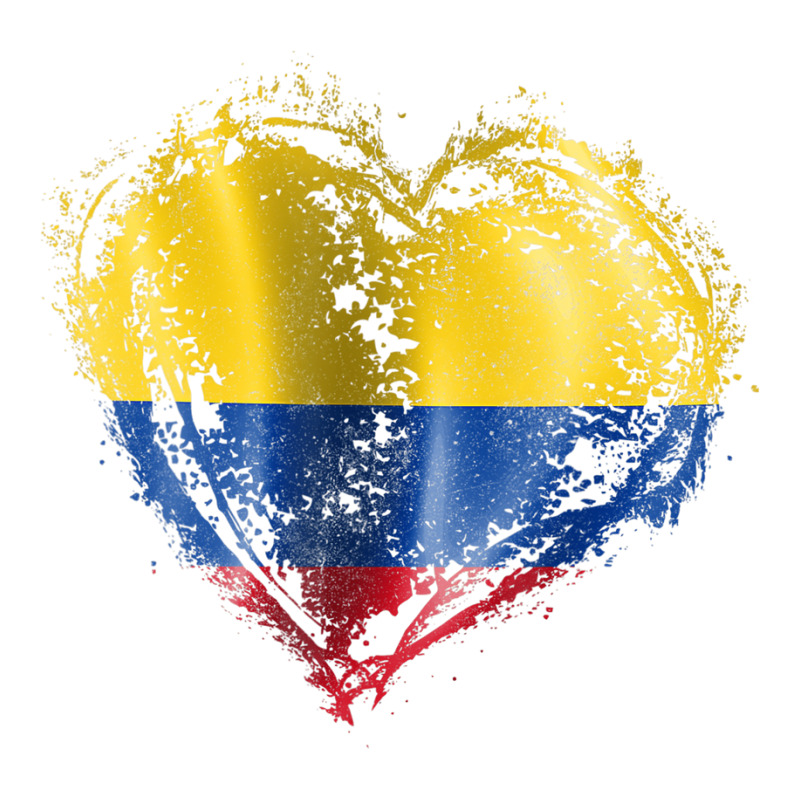 Hispanic Heritage Colombia Flag Heartbeat Colombia Crop Top by imelde | Artistshot