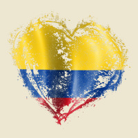 Hispanic Heritage Colombia Flag Heartbeat Colombia Cropped Hoodie | Artistshot