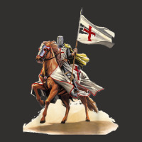 Knights Templar On A Horse Flag Deus Vult Crusader Champion Hoodie | Artistshot