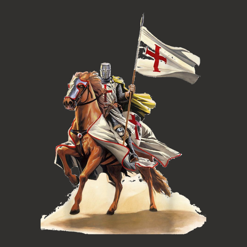 Knights Templar On A Horse Flag Deus Vult Crusader Champion Hoodie | Artistshot