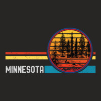 Retro Vintage Minnesota Mn 80s Lake Forest Mountai Ladies Fitted T-shirt | Artistshot