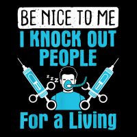 Nurse Anesthetist I Knock Out People Crna Anesthes Graphic T-shirt | Artistshot