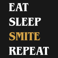 Eat Sleep Smite Repeat   Funny Paladin 30 Flannel Shirt | Artistshot