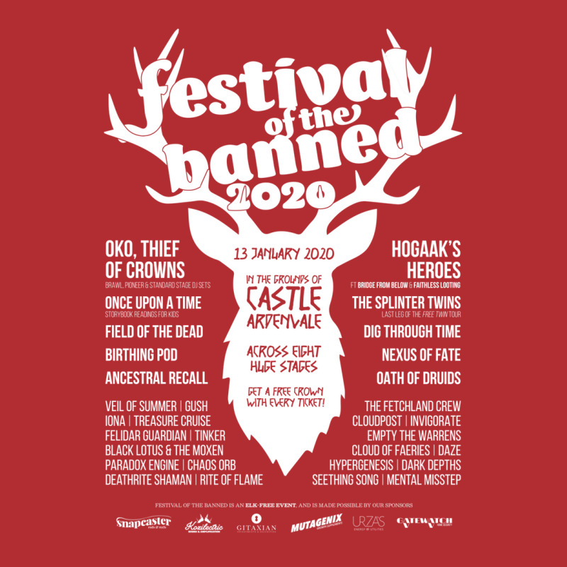 Festival Of The Banned 2020   Dark Theme 7 Ladies Fitted T-Shirt by wronazeinerl | Artistshot